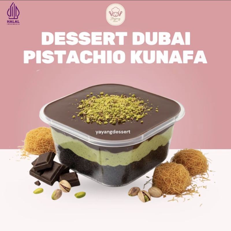 Cokelat Dubai Pistachio 120ml dubai chocolate Dubai Dessert
