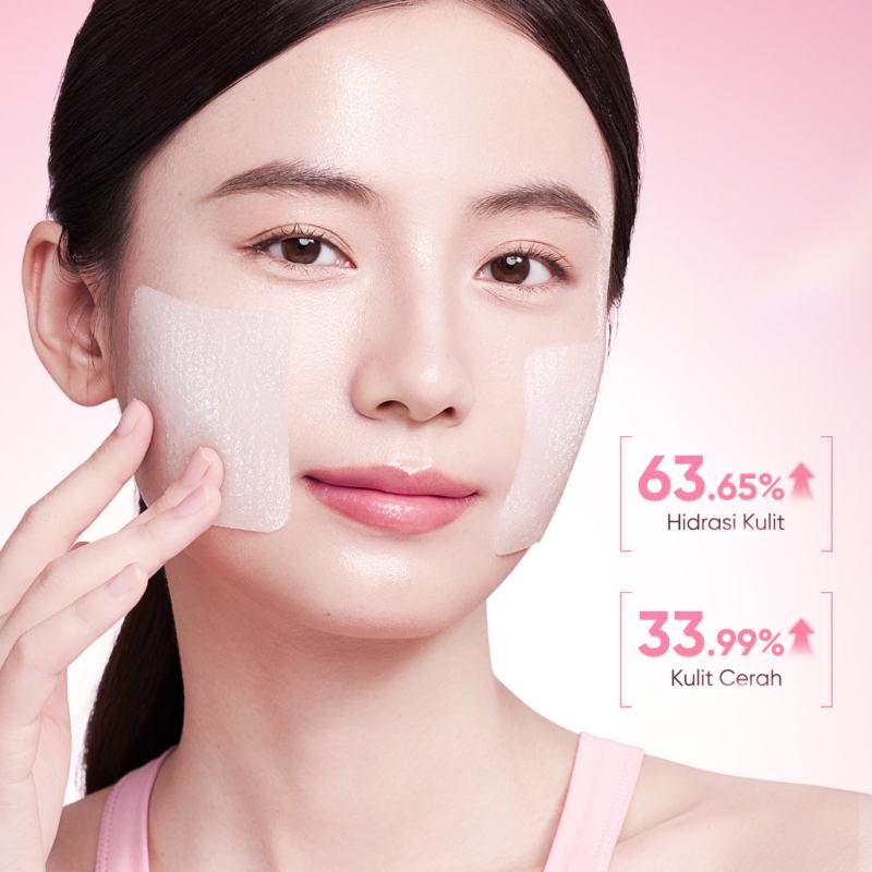 [NEW LAUNCH!]SKINTIFlC -PDRN Vitabright Serum Jelly Pad 80sheets|High-potency PDRN sheet masker wajah masker komedo dan pori skincare skintific masker wajah 1box sheetmask 40 days - foto 2